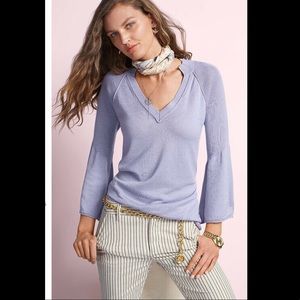 CAbi Cassidy Lilac Bell Sleeve Tunic Sz S